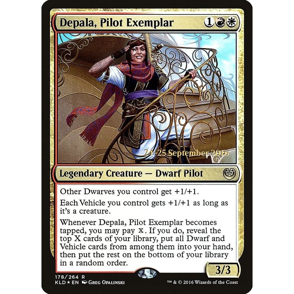 Image for Depala, Pilot Exemplar (178) (PRE) - Magic: The Gathering