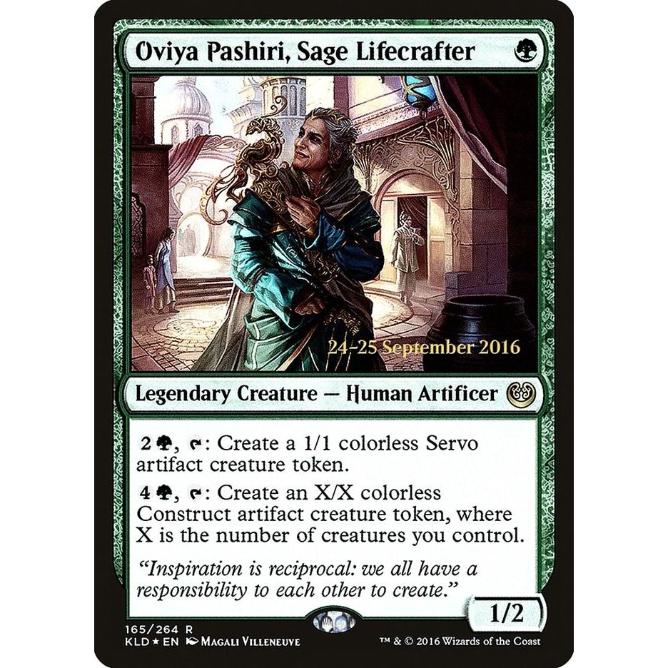 Image for Oviya Pashiri, Sage Lifecrafter (165) (PRE) - Magic: The Gathering