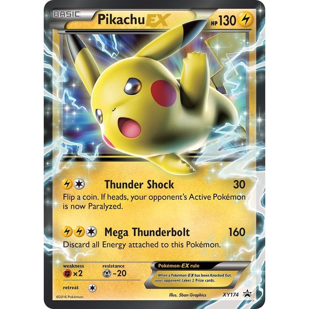 Image for Pikachu EX - XY174 (XY174) (PR) - Pokemon