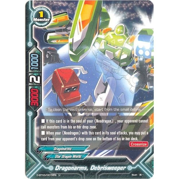 Image for Dragonarms, Debrisweeper (D-BT03/0072EN) (D-BT03) - Future Card BuddyFight