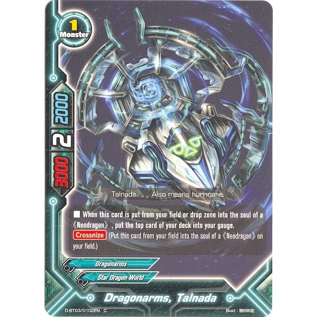 Image for Dragonarms, Talnada (D-BT03/0102EN) (D-BT03) - Future Card BuddyFight