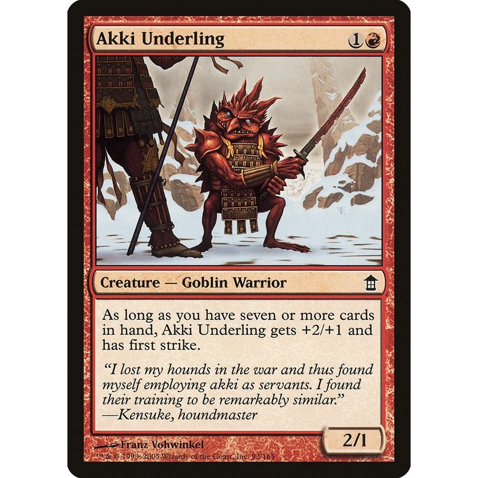 Image for Akki Underling (93) (SOK) - Magic: The Gathering