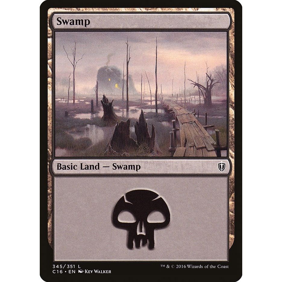 Image for Swamp (345) (345) (C16) - Magic: The Gathering