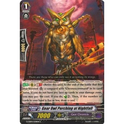 Image for Gear Owl Perching at Nightfall (G-CB04/038EN) (G-CB04) - Cardfight Vanguard