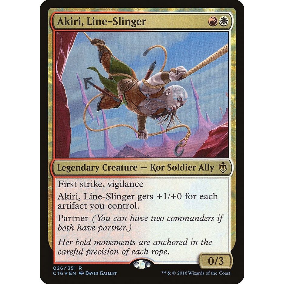 Image for Akiri, Line-Slinger (26) (C16) - Magic: The Gathering