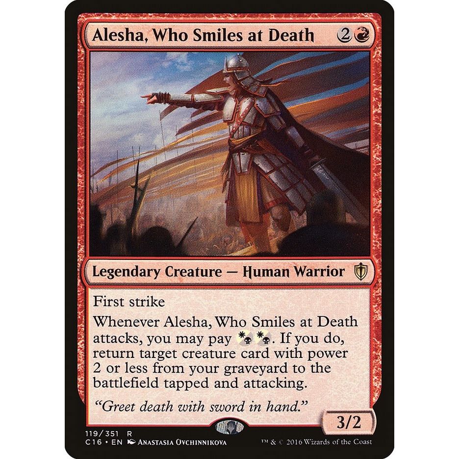 Image for Alesha, Who Smiles at Death (119) (C16) - Magic: The Gathering
