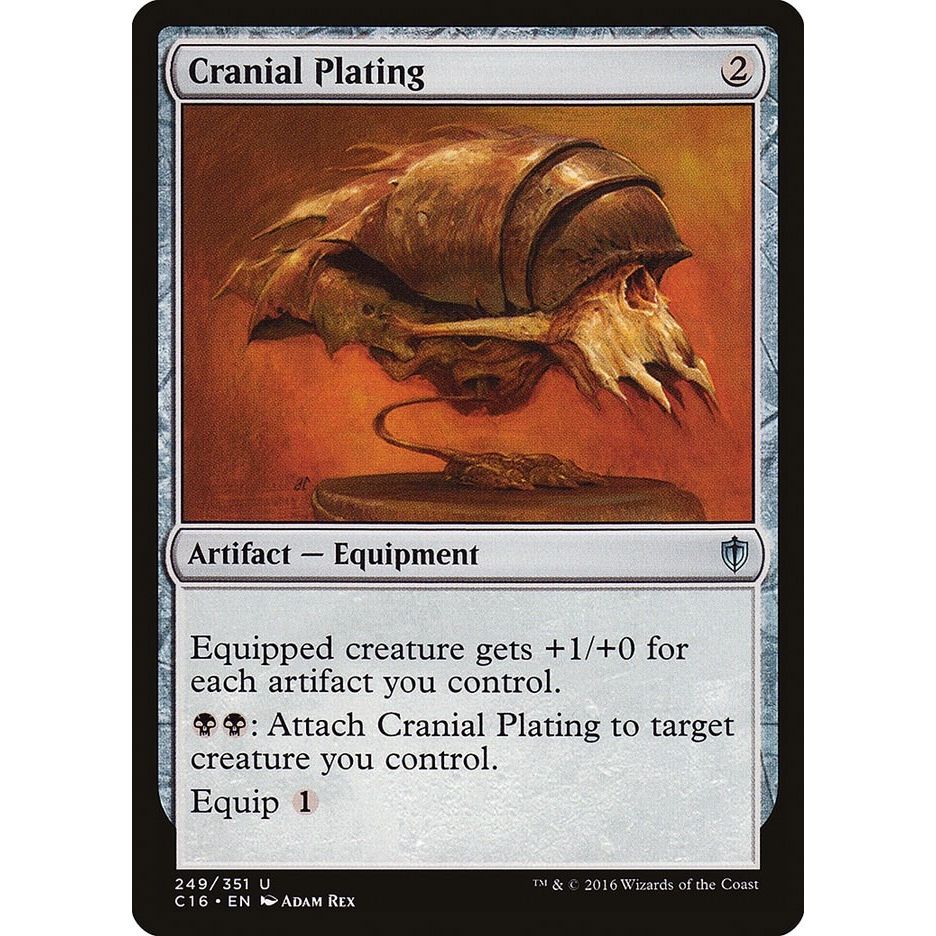 Image for Cranial Plating (249) (C16) - Magic: The Gathering