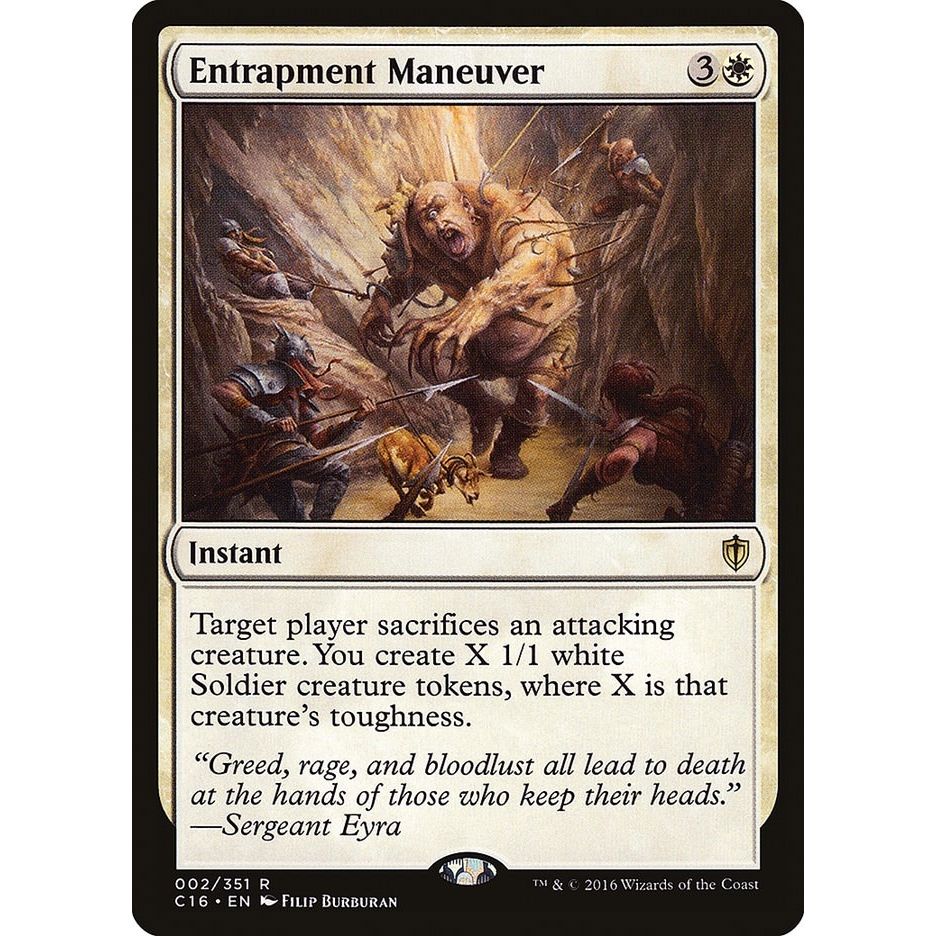 Image for Entrapment Maneuver (2) (C16) - Magic: The Gathering