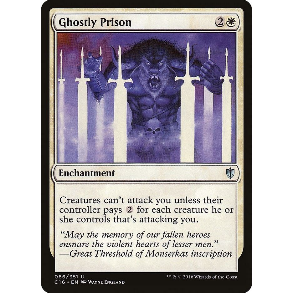 Image for Ghostly Prison (66) (C16) - Magic: The Gathering