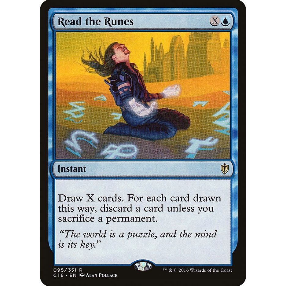 Image for Read the Runes (95) (C16) - Magic: The Gathering
