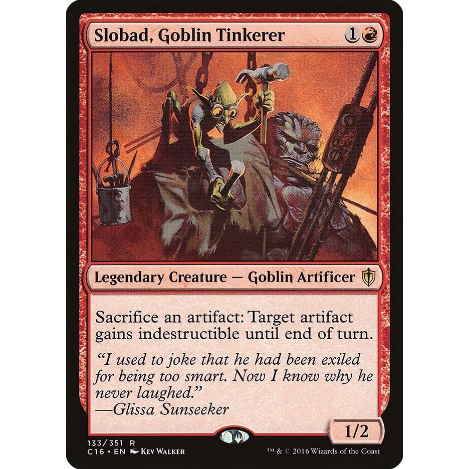 Image for Slobad, Goblin Tinkerer (133) (C16) - Magic: The Gathering