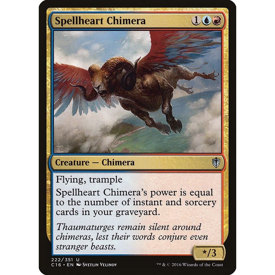 Image for Spellheart Chimera (222) (C16) - Magic: The Gathering