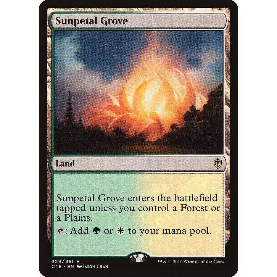 Image for Sunpetal Grove (329) (C16) - Magic: The Gathering