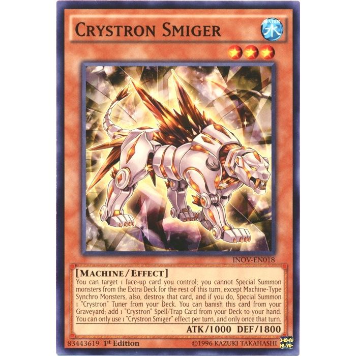 Image for Crystron Smiger (INOV-EN018) (INOV) - YuGiOh