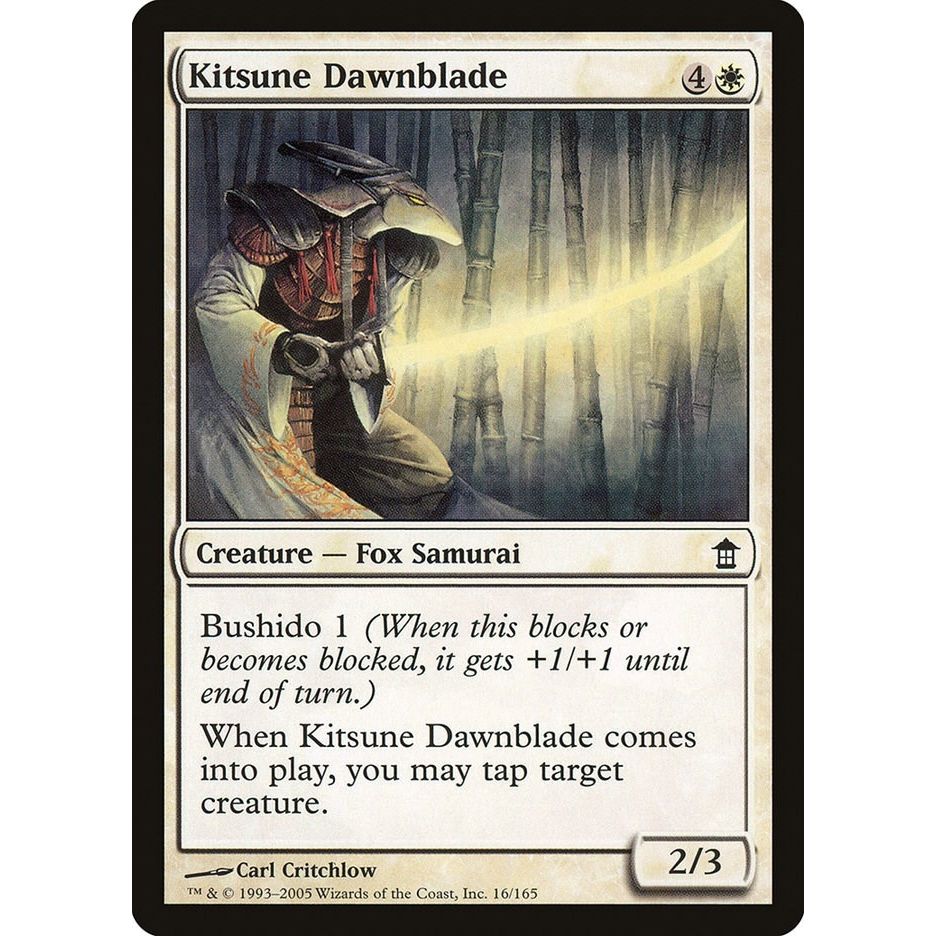 Image for Kitsune Dawnblade (16) (SOK) - Magic: The Gathering