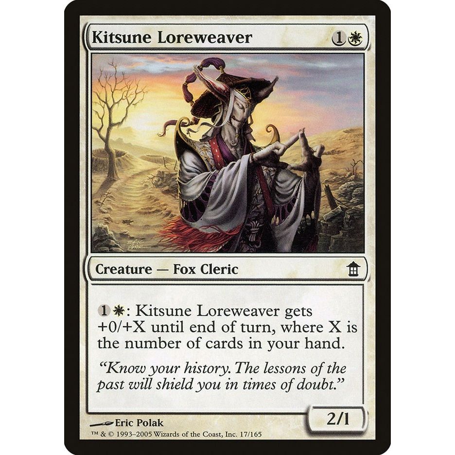 Image for Kitsune Loreweaver (17) (SOK) - Magic: The Gathering