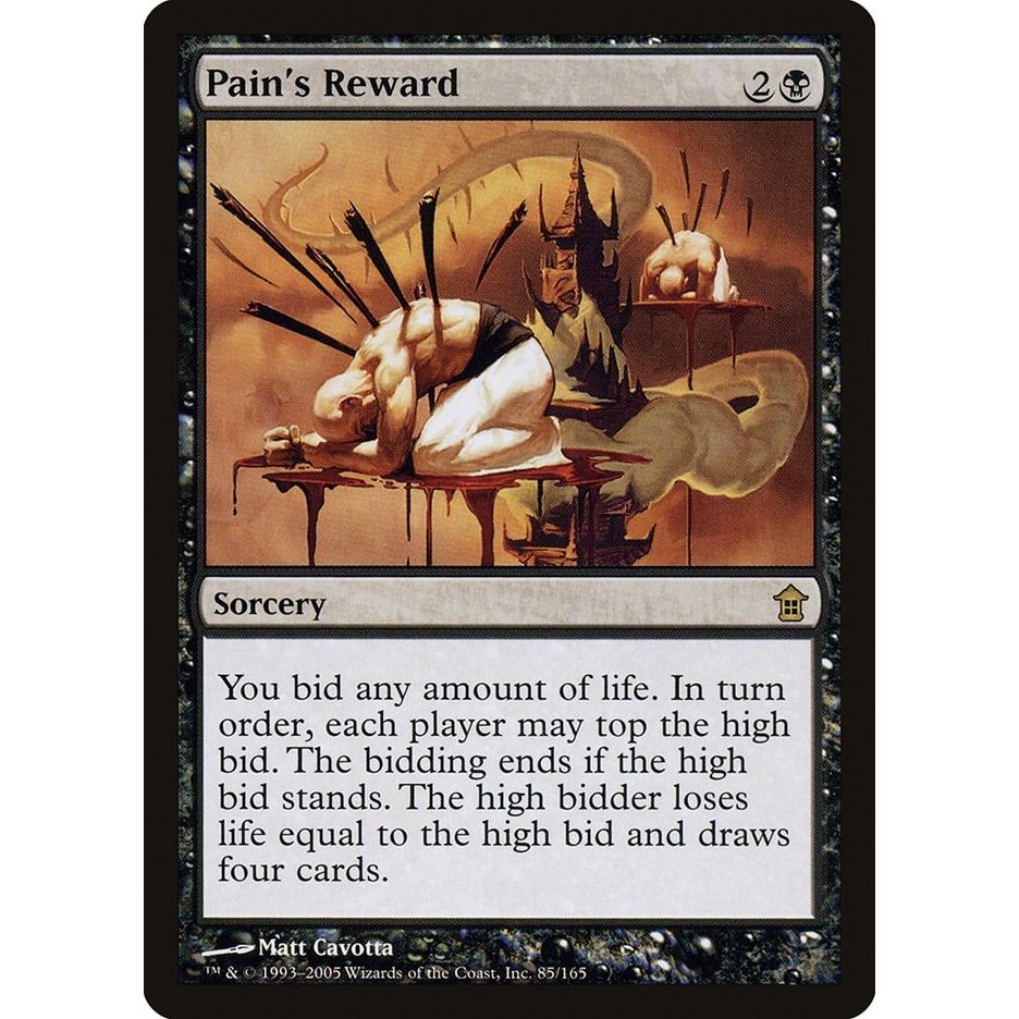 Image for Pain's Reward (85) (SOK) - Magic: The Gathering
