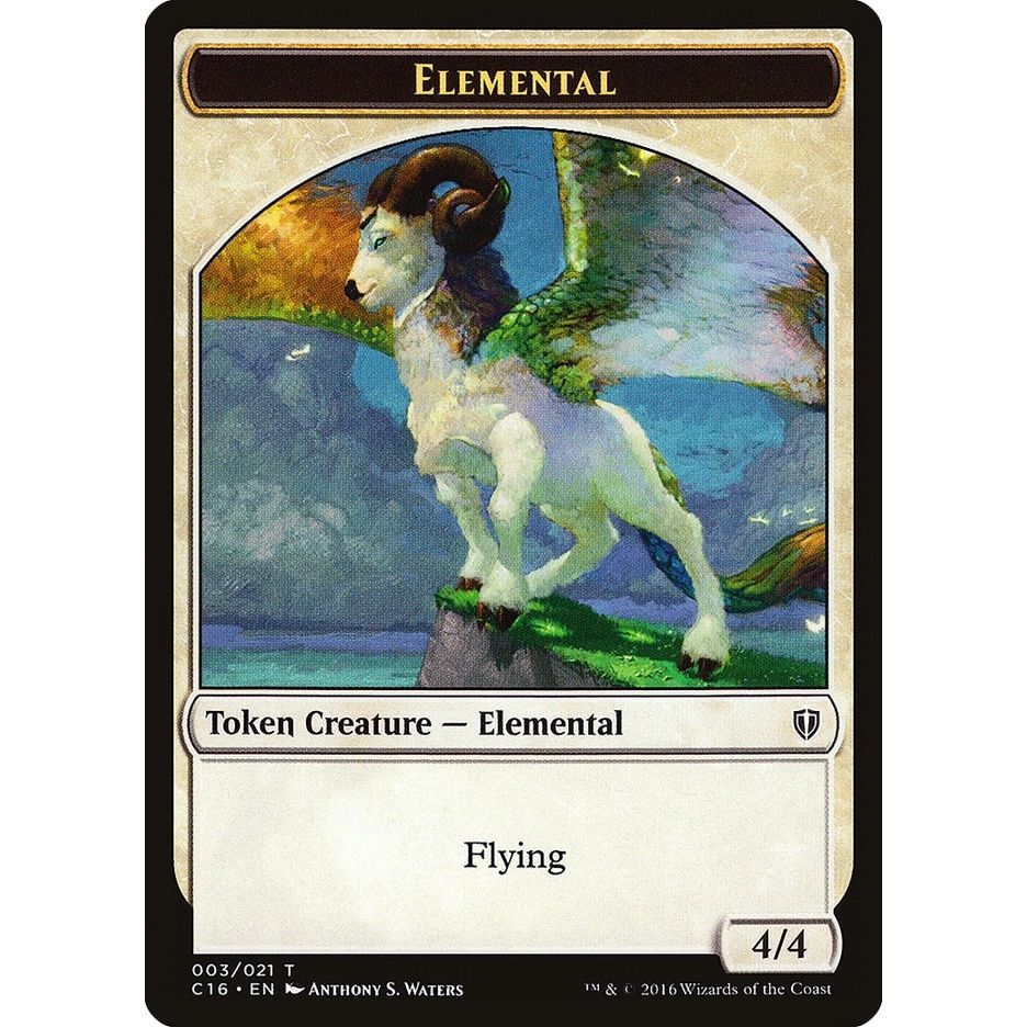 Image for Elemental // Soldier Double-Sided Token (3 // 5) (C16) - Magic: The Gathering
