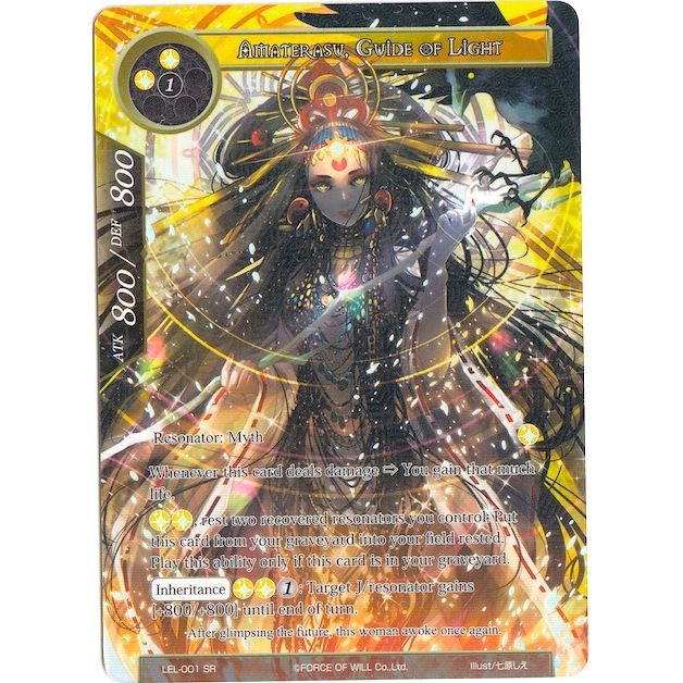 Image for Amaterasu, Guide of Light (Full Art) (LEL-001) (LEL) - Force of Will