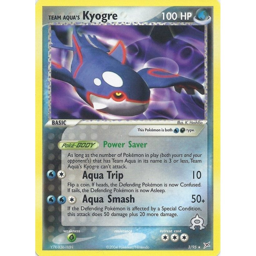 Image for Team Aqua's Kyogre - 3/95 (EX Team Magma vs Team Aqua) (003/095) (PR) - Pokemon