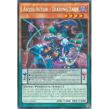 Image for Abyss Actor - Leading Lady (DESO-EN021) (DESO) - YuGiOh