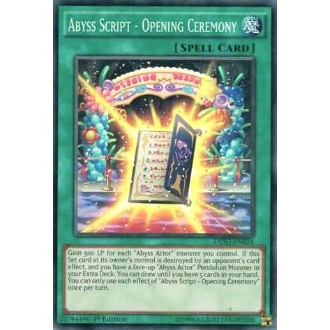 Image for Abyss Script - Opening Ceremony (DESO-EN024) (DESO) - YuGiOh