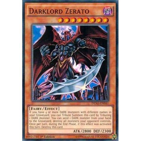 Image for Darklord Zerato (DESO-EN041) (DESO) - YuGiOh