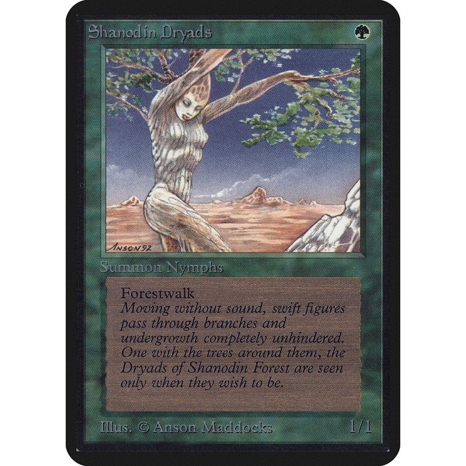 Image for Shanodin Dryads (LEA) - Magic: The Gathering