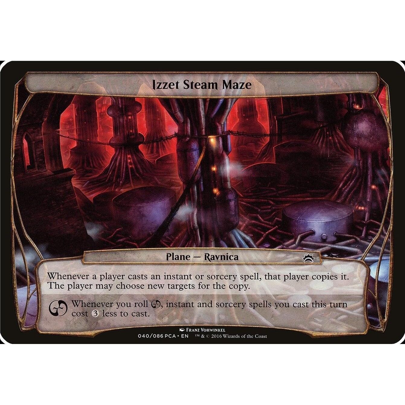 Image for Izzet Steam Maze (Planechase Anthology) (OVER) - Magic: The Gathering