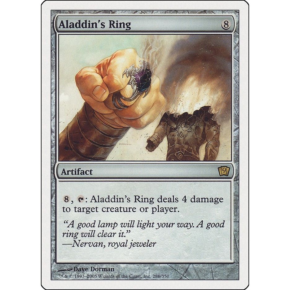 Image for Aladdin's Ring (286) (9ED) - Magic: The Gathering