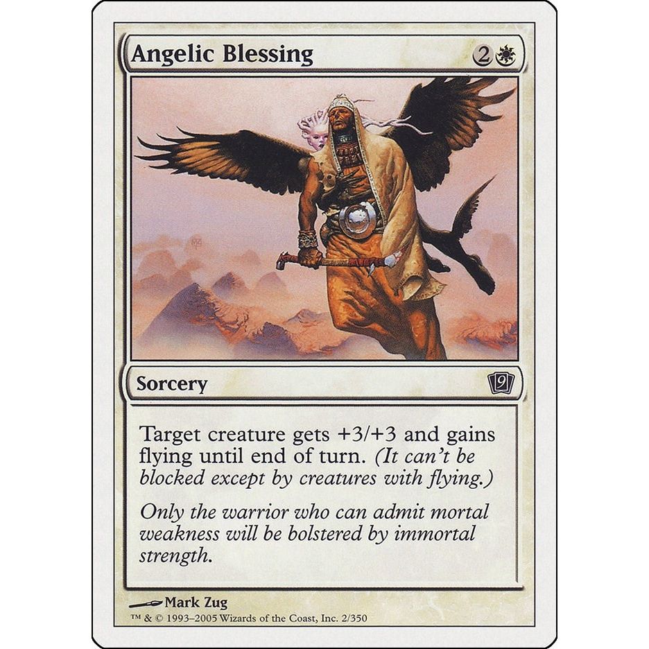 Image for Angelic Blessing (2) (9ED) - Magic: The Gathering