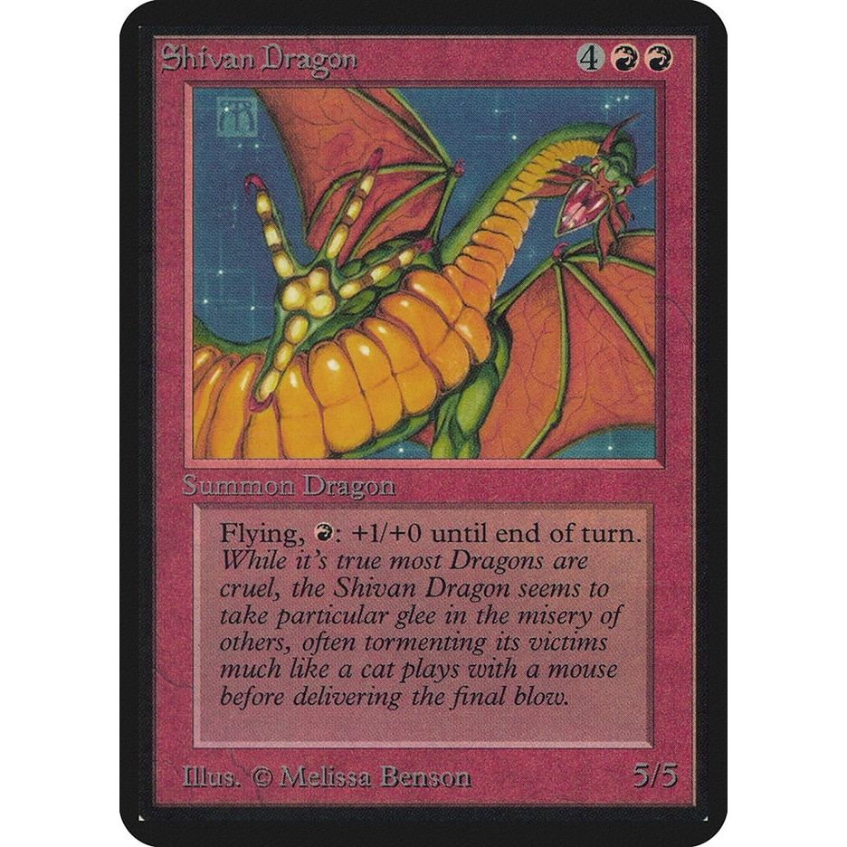 Image for Shivan Dragon (LEA) - Magic: The Gathering