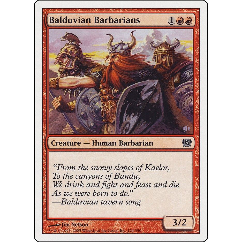 Image for Balduvian Barbarians (174) (9ED) - Magic: The Gathering