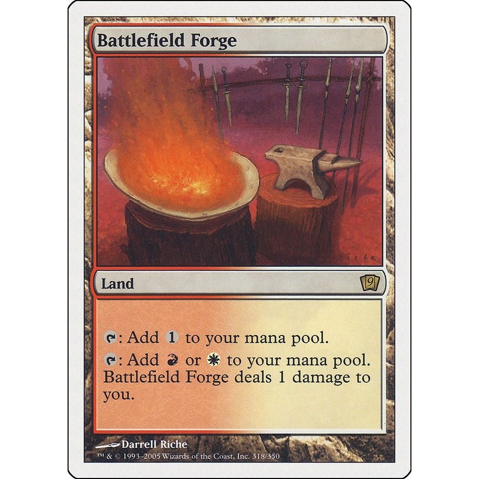 Image for Battlefield Forge (318) (9ED) - Magic: The Gathering