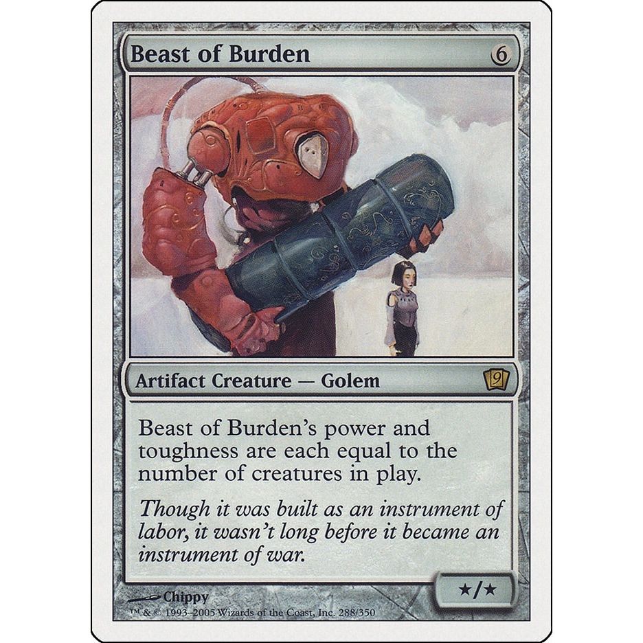 Image for Beast of Burden (288) (9ED) - Magic: The Gathering