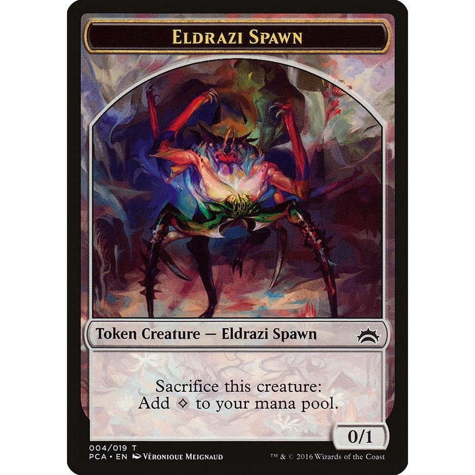Image for Eldrazi Spawn (004) // Eldrazi Double-Sided Token (4 // 1) (PCA) - Magic: The Gathering