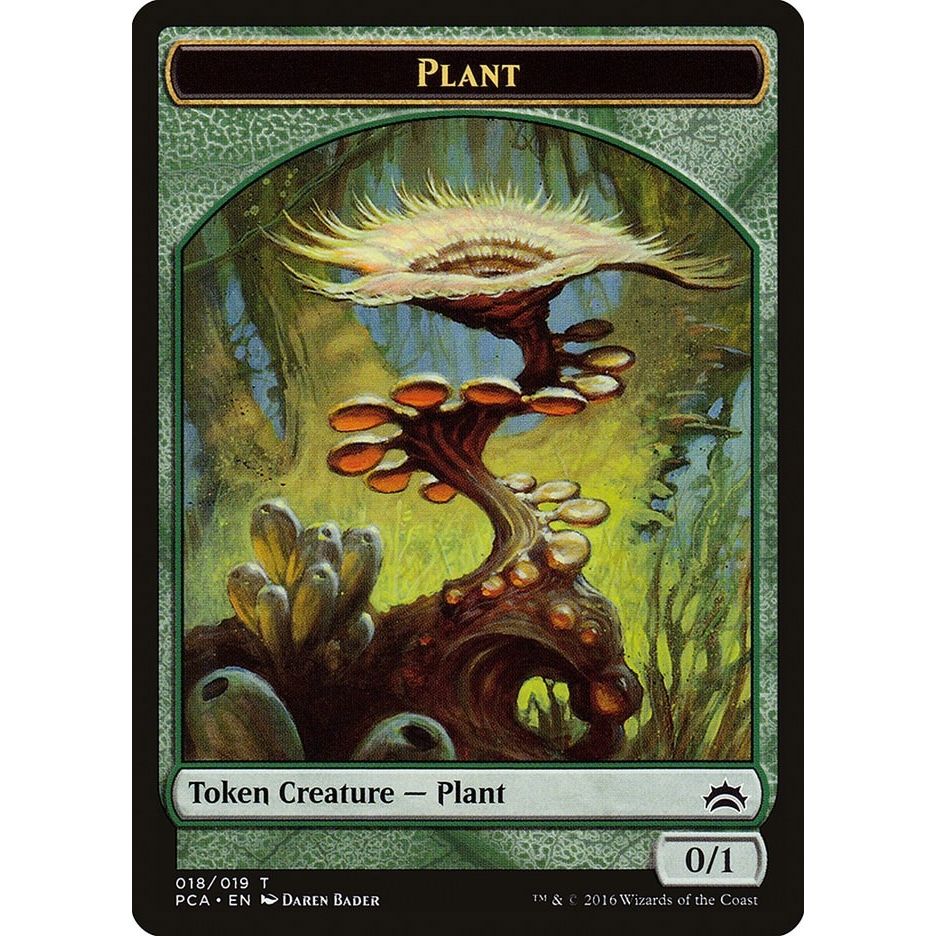 Image for Plant // Ooze Double-Sided Token (18 // 16) (PCA) - Magic: The Gathering