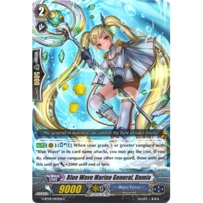 Image for Blue Wave Marine General, Damia (G-BT09/093EN) (G-BT09) - Cardfight Vanguard