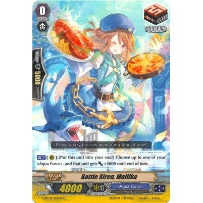 Image for Battle Siren, Mallika (G-BT09/102EN) (G-BT09) - Cardfight Vanguard