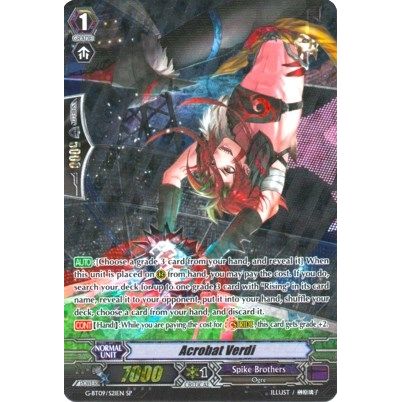 Image for Acrobat Verdi (SP) (G-BT09/S21EN) (G-BT09) - Cardfight Vanguard