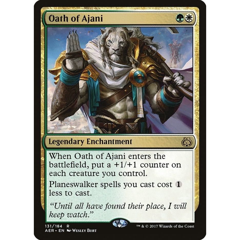 Image for Oath of Ajani (131) (AER) - Magic: The Gathering