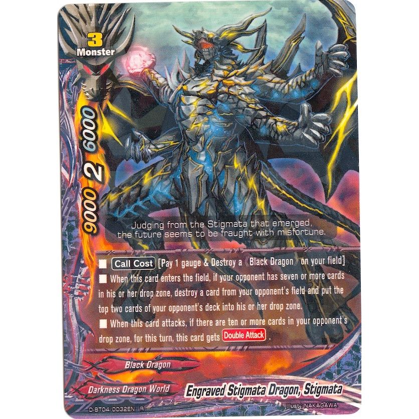 Image for Engraved Stigmata Dragon, Stigmata (D-BT04/0032EN) (D-BT04) - Future Card BuddyFight