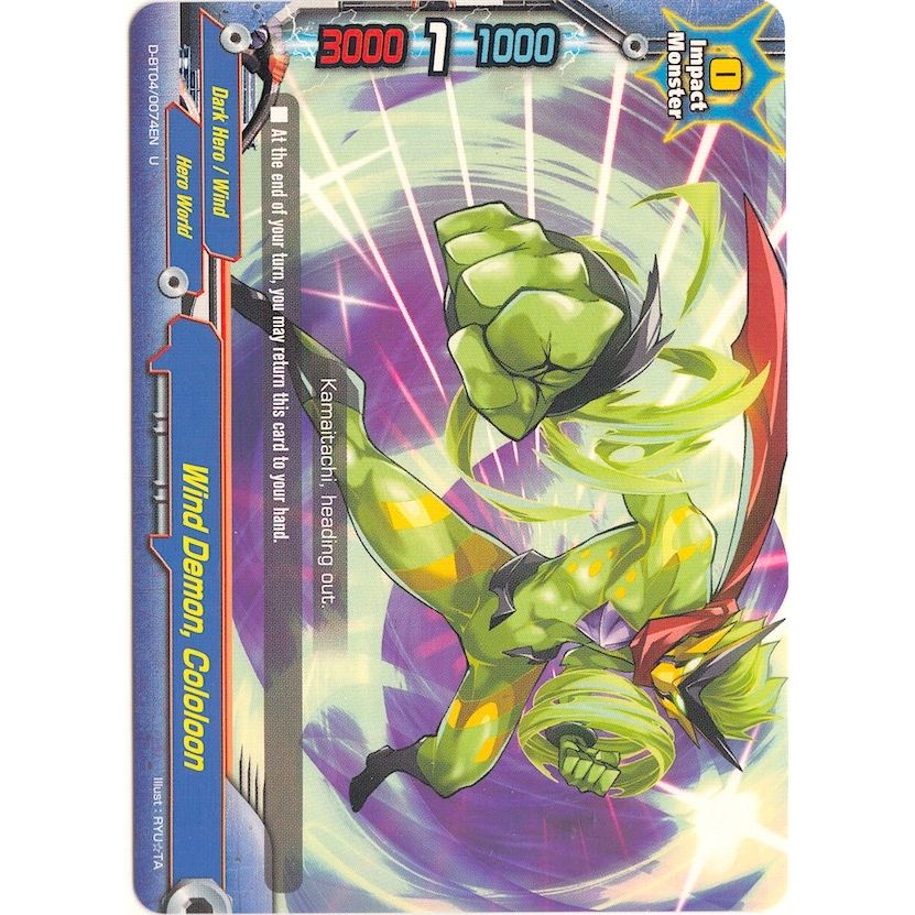 Image for Wind Demon, Cololoon (D-BT04/0074EN) (D-BT04) - Future Card BuddyFight