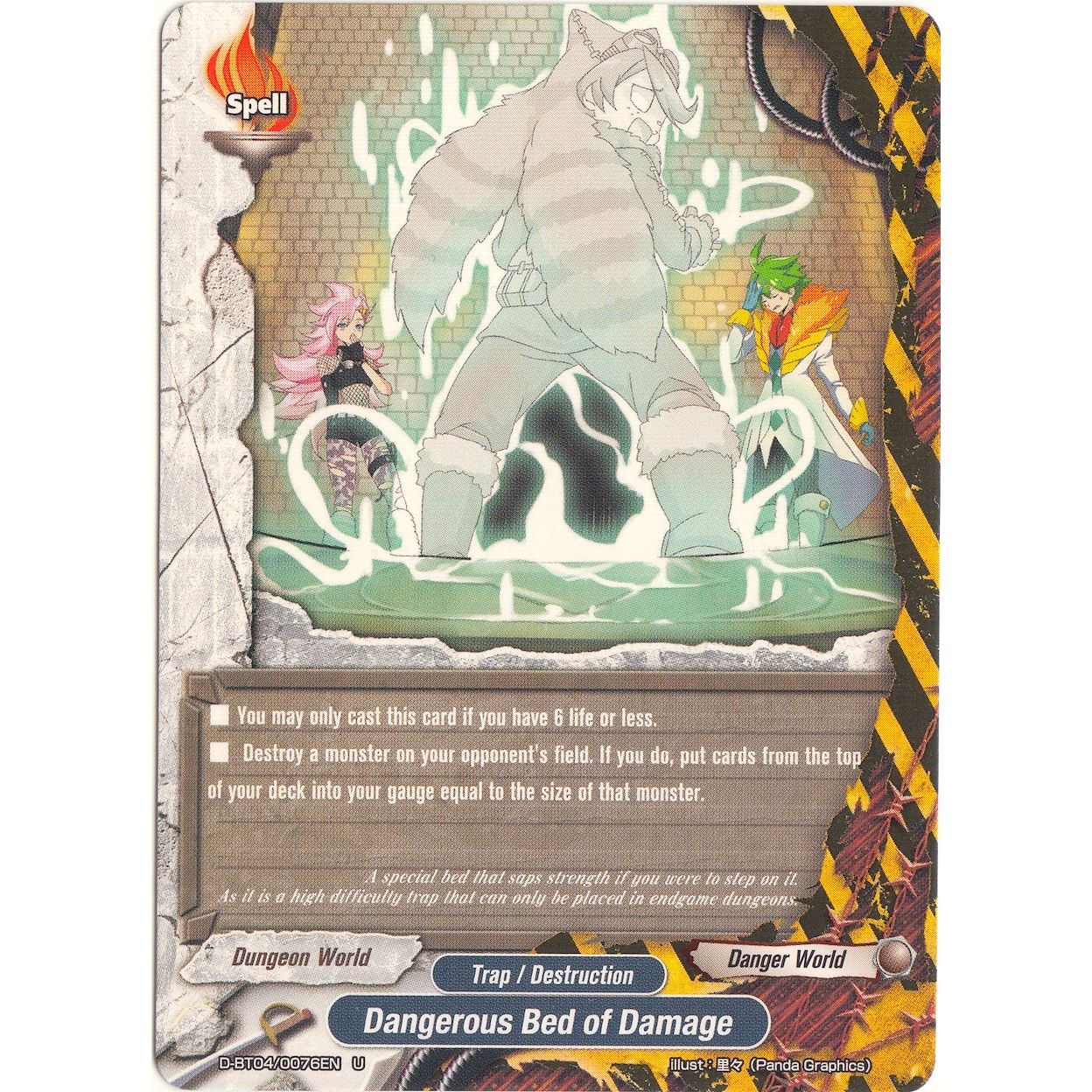 Image for Dangerous Bed of Damage (D-BT04/0076EN) (D-BT04) - Future Card BuddyFight