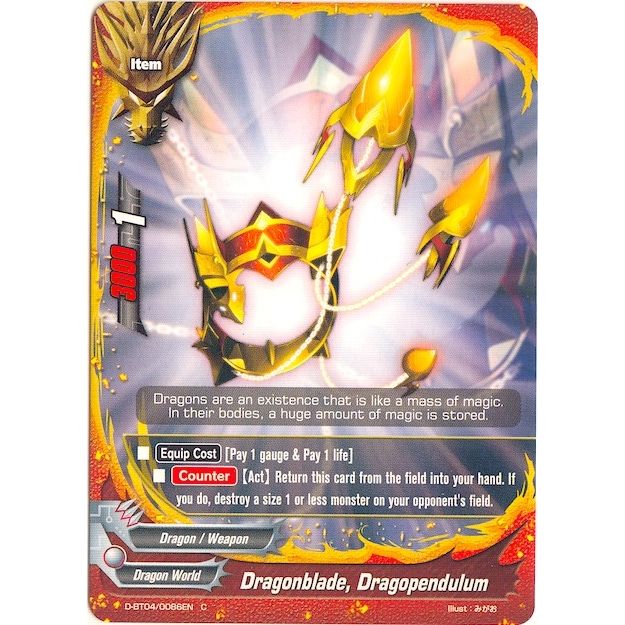 Image for Dragonblade, Dragopendulum (D-BT04/0086EN) (D-BT04) - Future Card BuddyFight