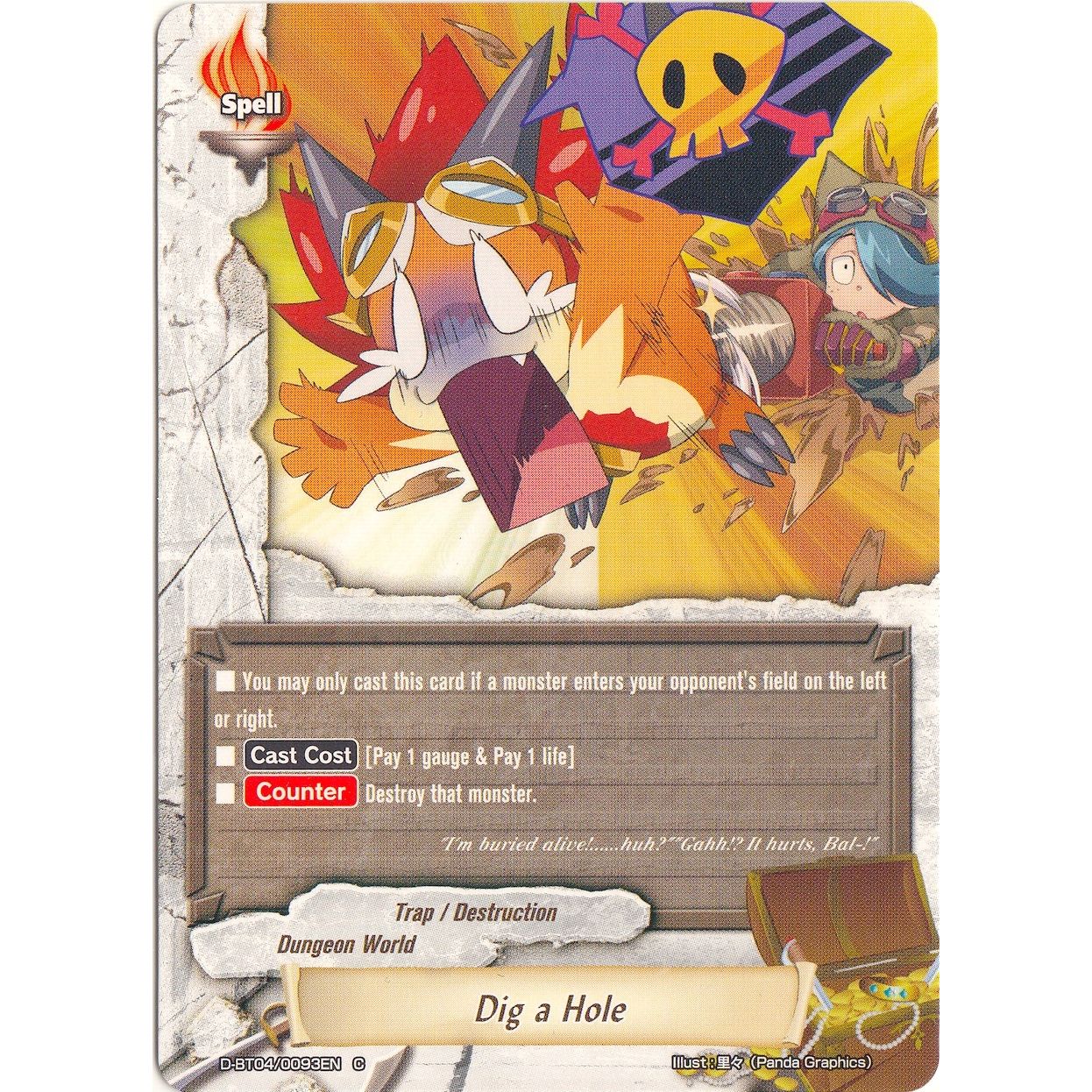 Image for Dig a Hole (D-BT04/0093EN) (D-BT04) - Future Card BuddyFight