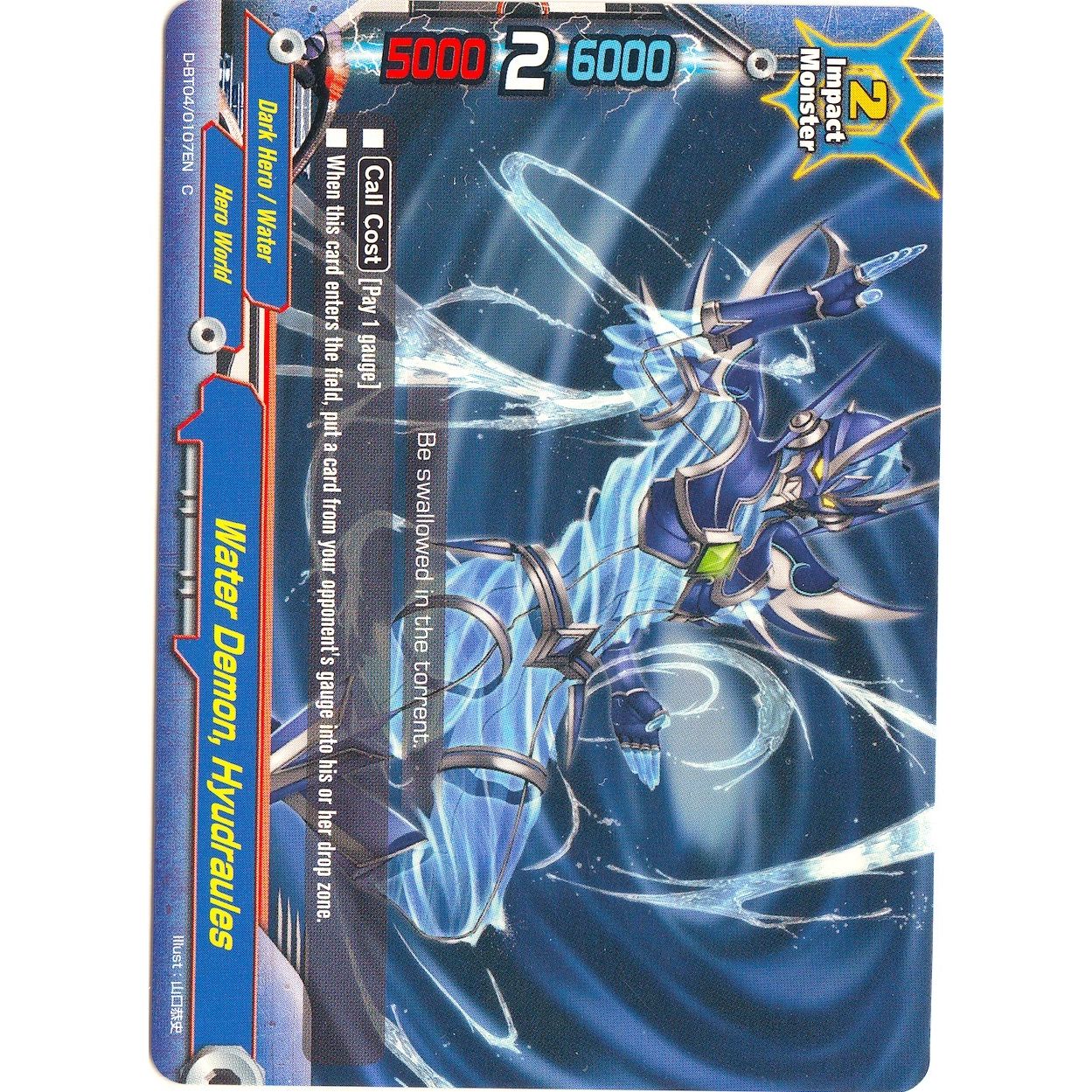 Image for Water Demon, Hyudraules (D-BT04/0107EN) (D-BT04) - Future Card BuddyFight