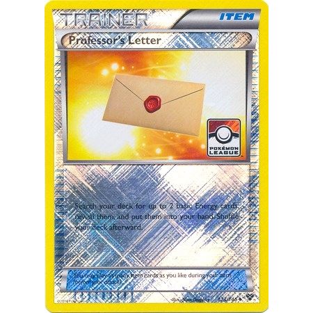 Image for Professor's Letter - 123/146 (Pokemon League) (123/146) (PR) - Pokemon