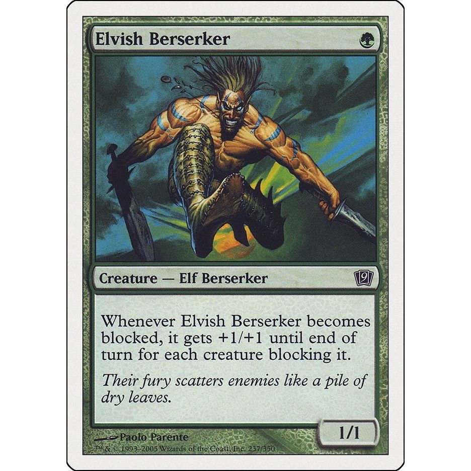 Image for Elvish Berserker (237) (9ED) - Magic: The Gathering