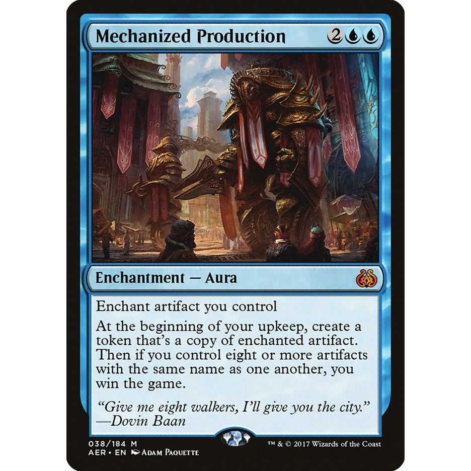 Image for Mechanized Production (38) (AER) - Magic: The Gathering